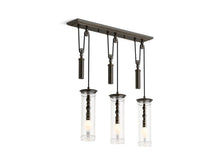 Load image into Gallery viewer, KOHLER 23345-CH03-BZL Damask Three-Light Adjustable Linear in Oil Rubbed Bronze
