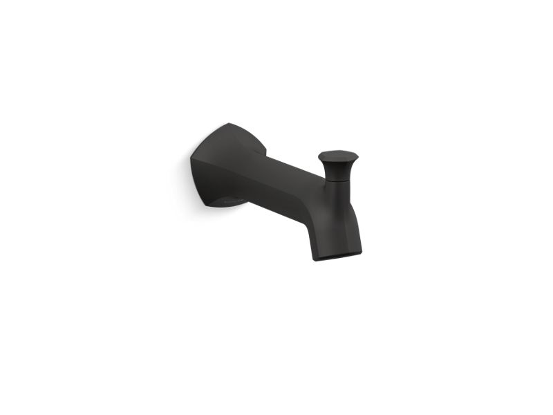 KOHLER K-27023 Occasion Wall-mount bath spout with Straight design and diverter