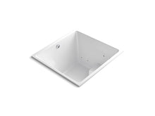 Load image into Gallery viewer, KOHLER 1969-XHGH-0 Underscore Cube 48&amp;quot; X 48&amp;quot; Heated Bubblemassage Air Bath With Whirlpool, Center Drain in White
