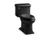 KOHLER 3812-7 Memoirs Classic Comfort Height One-Piece Compact Elongated 1.28 Gpf Chair Height Toilet With Quiet-Close Seat in Black