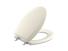 Load image into Gallery viewer, KOHLER K-4722-T-47 Triko elongated toilet seat with Polished Chrome hinges
