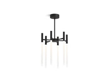 Load image into Gallery viewer, KOHLER 23460-CHLED-BLL Components Six-Light Led Chandelier in Matte Black
