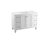 KOHLER K-99522-LG Damask 48" bathroom vanity cabinet