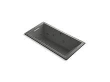 Load image into Gallery viewer, KOHLER K-1167-H2-58 Underscore Rectangle 60&amp;quot; x 30&amp;quot; drop-in whirlpool with heater without jet trim
