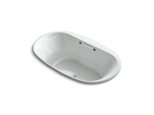 Load image into Gallery viewer, KOHLER K-5718-GW-95 Underscore Oval 72&amp;quot; x 42&amp;quot; drop-in BubbleMassage(TM) Air Bath with Bask heated surface
