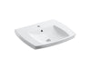 KOHLER Kelston Drop-in bathroom sink with single faucet hole