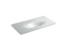 Load image into Gallery viewer, KOHLER K-3052-8 Iron/Impressions 43&amp;quot; Enameled cast iron vanity top with integrated oval sink
