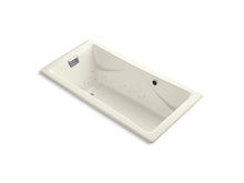 Load image into Gallery viewer, KOHLER K-865-GCP-96 Tea-for-Two 72&amp;quot; x 36&amp;quot; drop-in BubbleMassage air bath with Polished Chrome airjet finish
