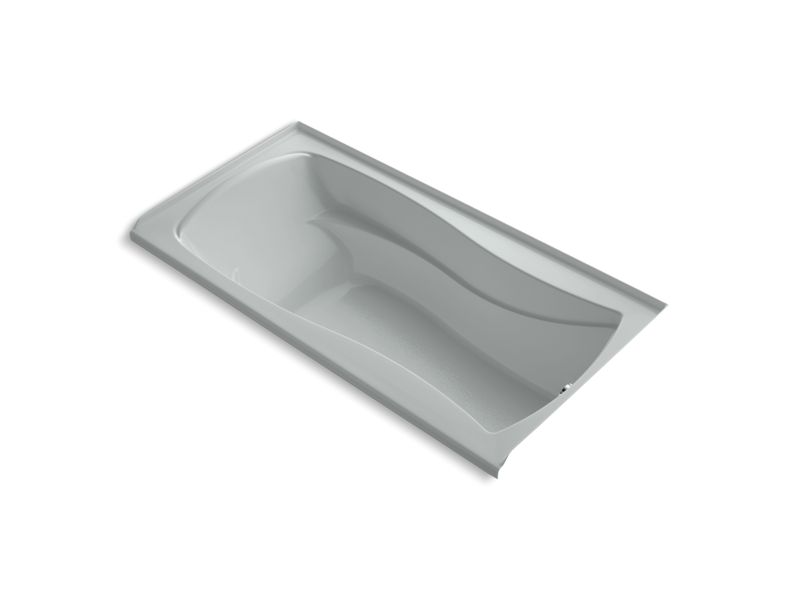 KOHLER K-1257-VBRW-95 Mariposa 72" x 36" alcove VibrAcoustic bath with Bask heated surface, integral flange and right-hand drain