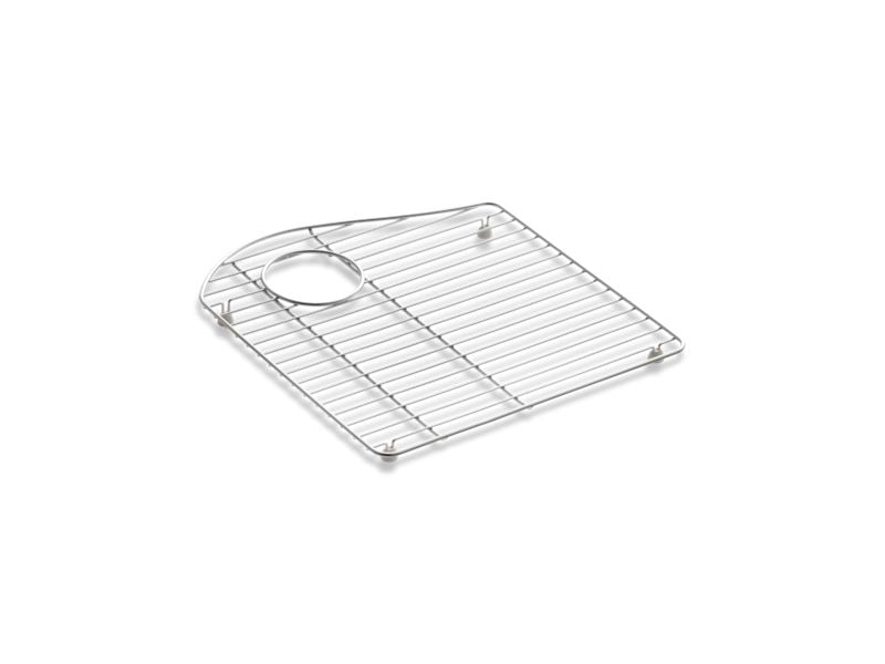 KOHLER K-6160-ST Lawnfield Stainless steel sink rack, 15-13/32" x 16-1/2", for left-hand bowl