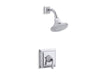 KOHLER Memoirs Stately Rite-Temp Shower Valve Trim With Lever Handle And 2.5 Gpm Showerhead in Polished Chrome