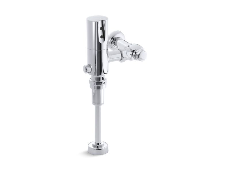 KOHLER 7537-CP Tripoint Exposed Hybrid 0.5 Gpf Flushometer For Urinal Installation in Polished Chrome