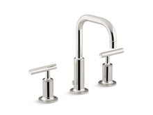 Load image into Gallery viewer, KOHLER K-14406-4 Purist Widespread bathroom sink faucet with lever handles, 1.2 gpm
