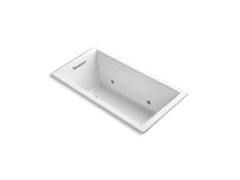 Load image into Gallery viewer, KOHLER K-1168-GVBCW-0 Underscore Rectangle 60&amp;quot; x 32&amp;quot; drop-in VibrAcoustic + BubbleMassage(TM) Air Bath with Bask(TM) heated surface and chromatherapy
