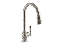 Load image into Gallery viewer, KOHLER K-99259 Artifacts Pull-down kitchen sink faucet with three-function sprayhead
