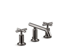Load image into Gallery viewer, KOHLER K-14410-3 Purist Widespread bathroom sink faucet with cross handles, 1.2 gpm
