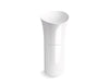KOHLER 20701-N-0 Veil Pedestal Bathroom Sink Without Overflow in White