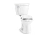 KOHLER Cimarron Comfort Height two-piece round-front 1.28 gpf chair height toilet