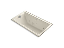 Load image into Gallery viewer, KOHLER K-856-LH-47 Tea-for-Two 66&amp;quot; x 36&amp;quot; alcove whirlpool with left-hand drain and heater without trim
