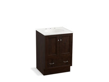 Load image into Gallery viewer, KOHLER K-99514-TK-1WB Damask 24&amp;quot; bathroom vanity cabinet with toe kick, 2 doors and 1 drawer
