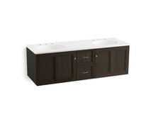 Load image into Gallery viewer, KOHLER K-99524-1WC Damask 60&amp;quot; wall-hung bathroom vanity cabinet with 2 doors and 2 drawers
