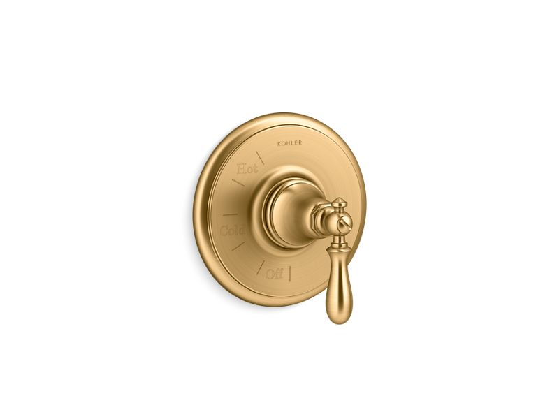 KOHLER K-TS72767-9M Artifacts Rite-Temp valve trim with swing lever handle
