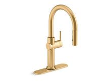 Load image into Gallery viewer, KOHLER K-22972 Crue Pull-down kitchen sink faucet with three-function sprayhead
