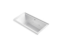Load image into Gallery viewer, KOHLER K-1167-XH2GR-0 Underscore Rectangle 60&amp;quot; x 30&amp;quot; alcove whirlpool + BubbleMassage(TM) Air Bath with integral flange and right-hand drain
