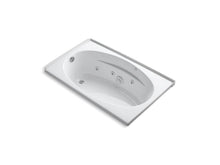 Load image into Gallery viewer, KOHLER K-1139-LH-0 6036 60&amp;quot; x 36&amp;quot; alcove whirlpool with integral flange, left-hand drain and heater
