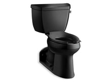 Load image into Gallery viewer, KOHLER 3578-RA-7 Barrington Comfort Height Two-Piece Elongated Chair Height Toilet With Concealed Trapway in Black
