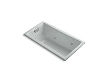 Load image into Gallery viewer, KOHLER K-852-HE-95 Tea-for-Two 60&amp;quot; x 32&amp;quot; drop-in whirlpool with end drain, custom pump location and heater without trim
