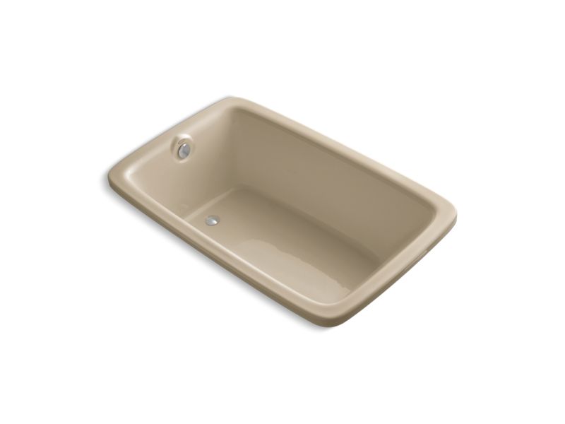 KOHLER K-1158-VBW-33 Bancroft 66" x 42" drop-in VibrAcoustic bath with Bask heated surface and reversible drain