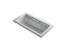 Load image into Gallery viewer, KOHLER K-1948-W1 Archer 66&amp;quot; x 32&amp;quot; drop-in bath with Bask heated surface and end drain
