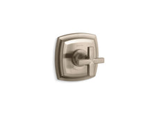 Load image into Gallery viewer, KOHLER T16239-3-BV Margaux Valve Trim With Cross Handle For Thermostatic Valve, Requires Valve in Vibrant Brushed Bronze
