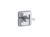 KOHLER T13175-3B-CP Pinstripe Valve Trim With Cross Handle For Transfer Valve, Requires Valve in Polished Chrome