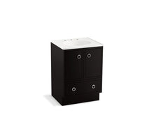 Load image into Gallery viewer, KOHLER K-99501-TK-1WU Jacquard 24&amp;quot; bathroom vanity cabinet with toe kick, 2 doors and 1 drawer
