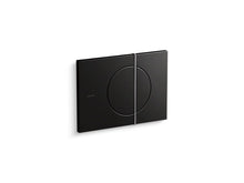 Load image into Gallery viewer, KOHLER 75891-GB1 Note Flush Actuator Plate For 2&amp;quot;X 4&amp;quot; In-Wall Tank And Carrier System in Glossy Black with Polished Chrome Accents
