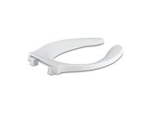 Load image into Gallery viewer, KOHLER K-4731-C Stronghold Elongated toilet seat with integrated handle and check hinge
