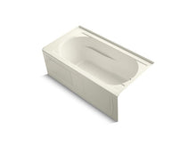 Load image into Gallery viewer, KOHLER K-1357-GRA-96 Devonshire 60&amp;quot; x 32&amp;quot; alcove BubbleMassage(TM) Air Bath with integral apron, integral flange, right-hand drain and heater
