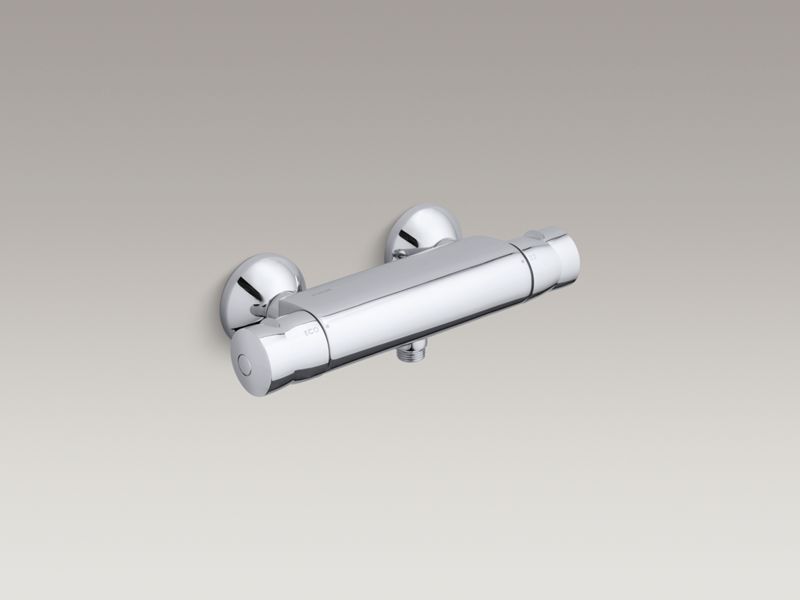 KOHLER 19537P-7-CP Thermostatic Wall-Mount Shower Valve in Polished Chrome
