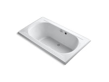 Load image into Gallery viewer, KOHLER K-1418-GW-0 Memoirs 72&amp;quot; x 42&amp;quot; drop-in BubbleMassage air bath with Bask heated surface and reversible drain
