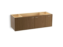 Load image into Gallery viewer, KOHLER K-99546-1WM Jute 60&amp;quot; wall-hung bathroom vanity cabinet with 2 doors and 2 drawers
