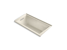Load image into Gallery viewer, KOHLER K-1167-GLW-47 Underscore Rectangle 60&amp;quot; x 30&amp;quot; alcove BubbleMassage(TM) Air Bath with Bask heated surface and left-hand drain
