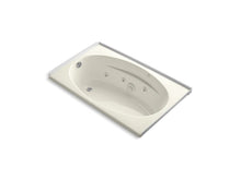Load image into Gallery viewer, KOHLER K-1139-L-96 6036 60&amp;quot; x 36&amp;quot; alcove whirlpool with integral flange and left-hand drain
