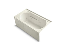 Load image into Gallery viewer, KOHLER K-1357-HR Devonshire 60&amp;quot; x 32&amp;quot; alcove whirlpool bath with integral apron, integral flange, right-hand drain and heater
