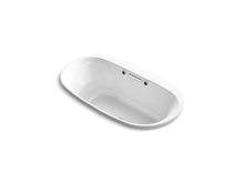 Load image into Gallery viewer, KOHLER K-5716-GW-0 Underscore Oval 66&amp;quot; x 36&amp;quot; drop-in BubbleMassage(TM) Air Bath with Bask(TM) heated surface
