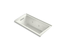 Load image into Gallery viewer, KOHLER K-1167-LH2-NY Underscore Rectangle 60&amp;quot; x 30&amp;quot; alcove whirlpool with integral flange and left-hand drain
