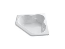 Load image into Gallery viewer, KOHLER K-1160-H-0 Tercet 60&amp;quot; x 60&amp;quot; drop-in whirlpool with center drain and heater
