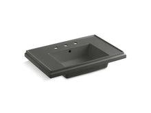 Load image into Gallery viewer, KOHLER K-2758-8-58 Tresham 30&amp;quot; pedestal bathroom sink basin with 8&amp;quot; widespread faucet holes
