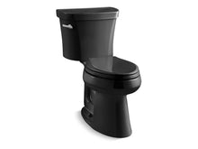 Load image into Gallery viewer, KOHLER 3949-U-7 Highline Comfort Height Two-Piece Elongated 1.28 Gpf Chair Height Toilet With Insulated Tank And 14&amp;quot; Rough-In in Black
